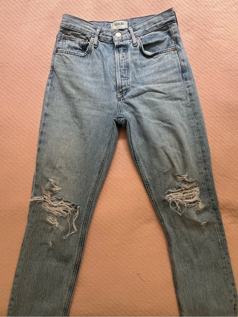 AGOLDE Riley High Rise Straight Crop Jeans - Picture 7 of 10